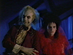 Beetlejuice et Lydia, n'est-ce pas un couple charmant ?