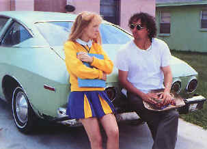 Tim et Winona sur le tournage
